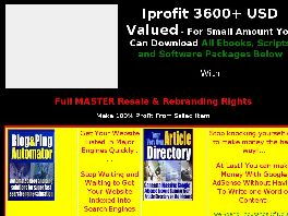 Go to: Software And Ebook Package Resale Rights (700+ Products.