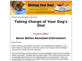 Go to: Dieting Your Dog!