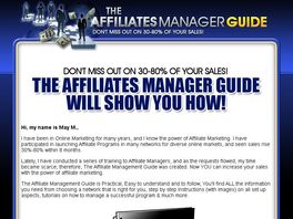 Go to: The Affiliates Manager Guide: Grow Your Sales!