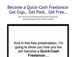 Go to: Quick-cash Freelancer