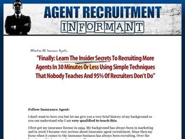 Go to: Agent Recruitment Informant