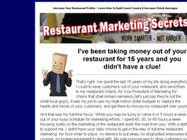 Go to: Restaurant Marketing Secrets