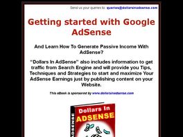 Go to: Dollars In AdSense