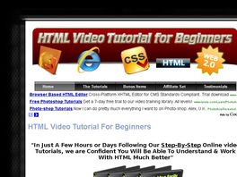 Go to: HTML Video Tutorial For Beginners