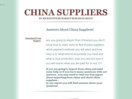 Go to: China Suppliers