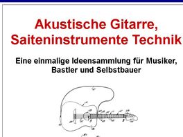 Go to: Akustische Gitarre & Saiteninstrumente Technik
