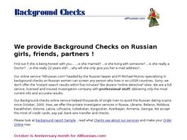 Go to: Background Checks In Russia.