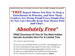 Go to: Foreclosure Secrets Guide -75% Commission