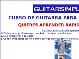 Go to: Guitarsimple - Curso Guitarra Para Principiantes En Video