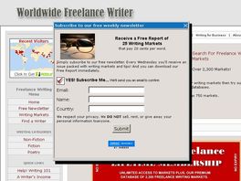 Go to: Worldwide Freelance Writer.
