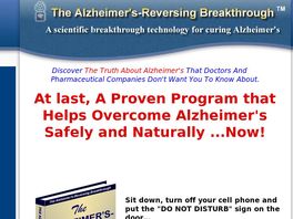 Go to: The Alzheimers-reversing Breakthrough *new Site - Great Conversions