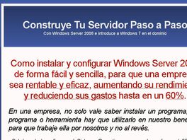 Go to: Construye Tu Servidor Paso A Paso Con Windows Server 2008