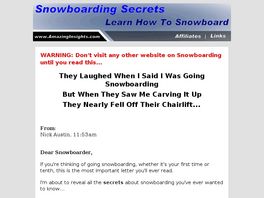 Go to: Snowboarding Secrets.