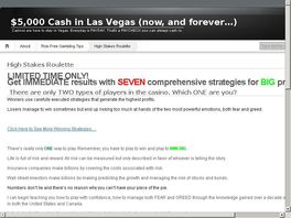 Go to: High Stakes Roulette