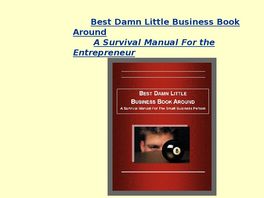 Go to: Best Little Business Book Around.
