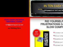 Go to: Speed Up Your PC In Ten Easy Steps.