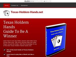 Go to: Texas Holdem Hands - Guide To Be A Winner