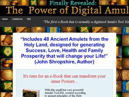 Go to: The first e-Book of its kind! A Digitized Amulet Tool-kit!