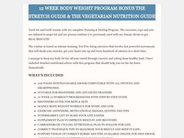 Go to: Andreia Brazier's 12 Week Body Weight Program
