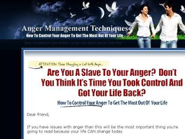 Go to: Anger Management Techniques - 75% Commission For Affiliates