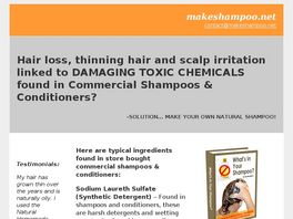 Go to: Whats In Your Hair Shampoo?