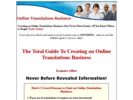 Go to: Creating an Online Translations Business