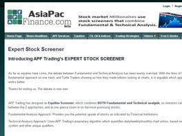 Go to: Expert Stock Screener