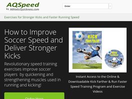 Go to: Kick Farther & Run Faster Speed Training For Soccer