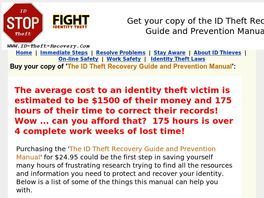 Go to: Id Theft Recovery And Prevention Guide.