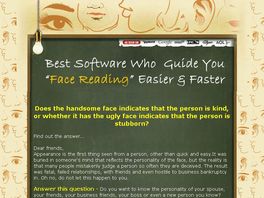 Go to: Face Reading Software - Very Unique Product