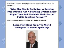 Go to: Amazing Secrets From The World Champion Of Public Speaking