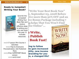 Go to: Write, Publish & Market Your Book To Blockbuster Sales
