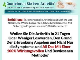 Go to: German Version - Fight Arthritis. 90% Commission.