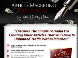 Go to: Article Marketing Resources