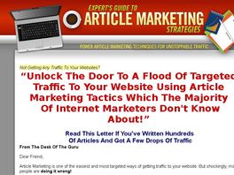 Go to: Article Marketing Strategies