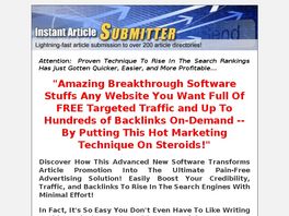 Go to: Instant Article Submitter.
