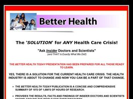 Go to: Better Health Today!