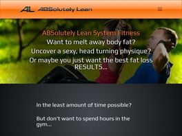 Go to: Absolutely Lean System Fitness