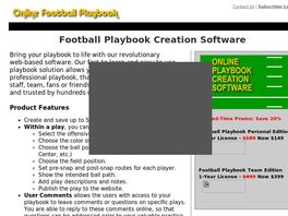 Go to: Online Football Playbook.