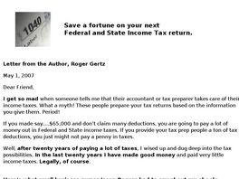Go to: April 15th Software - Save Thousands on Your Taxes Every Year