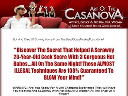 Go to: Art Of The Casanova - Seduction Guide For Men