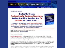 Go to: Auction-o-matic Auction Advert Software