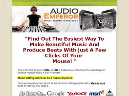 Go to: Music Editing Software- High conversion and commission