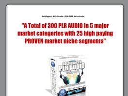 Go to: The Goldiggers5 PLR Niche Package Series 1