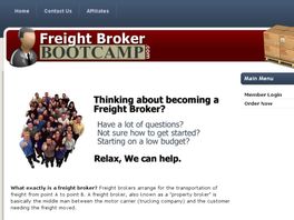 Go to: Freight Broker BootCamp - Products Range From $99 To $397.