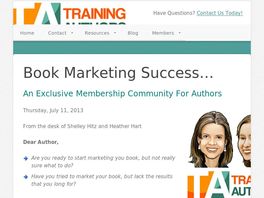 Go to: Book Marketing Success - An Exclusive Membership For Authors