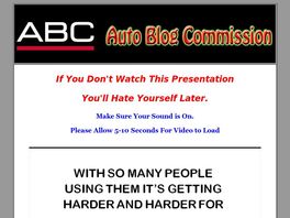 Go to: Auto Blog Commission Is Top Selling Product