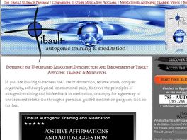 Go to: Earn 75% on Tibault Autogenic Meditation, relaxation, & brainwave biz.
