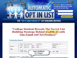 Go to: List Building Winner: Instant Money Making Strategy