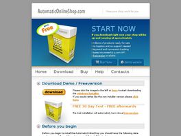 Go to: AutomaticOnlineShop - Instantly sell millions of products (shop/store